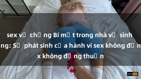 sex vợ chồng Bí mật trong nhà vệ sinh công cộng: Sự phát sinh của hành vi sex không đồng thuận